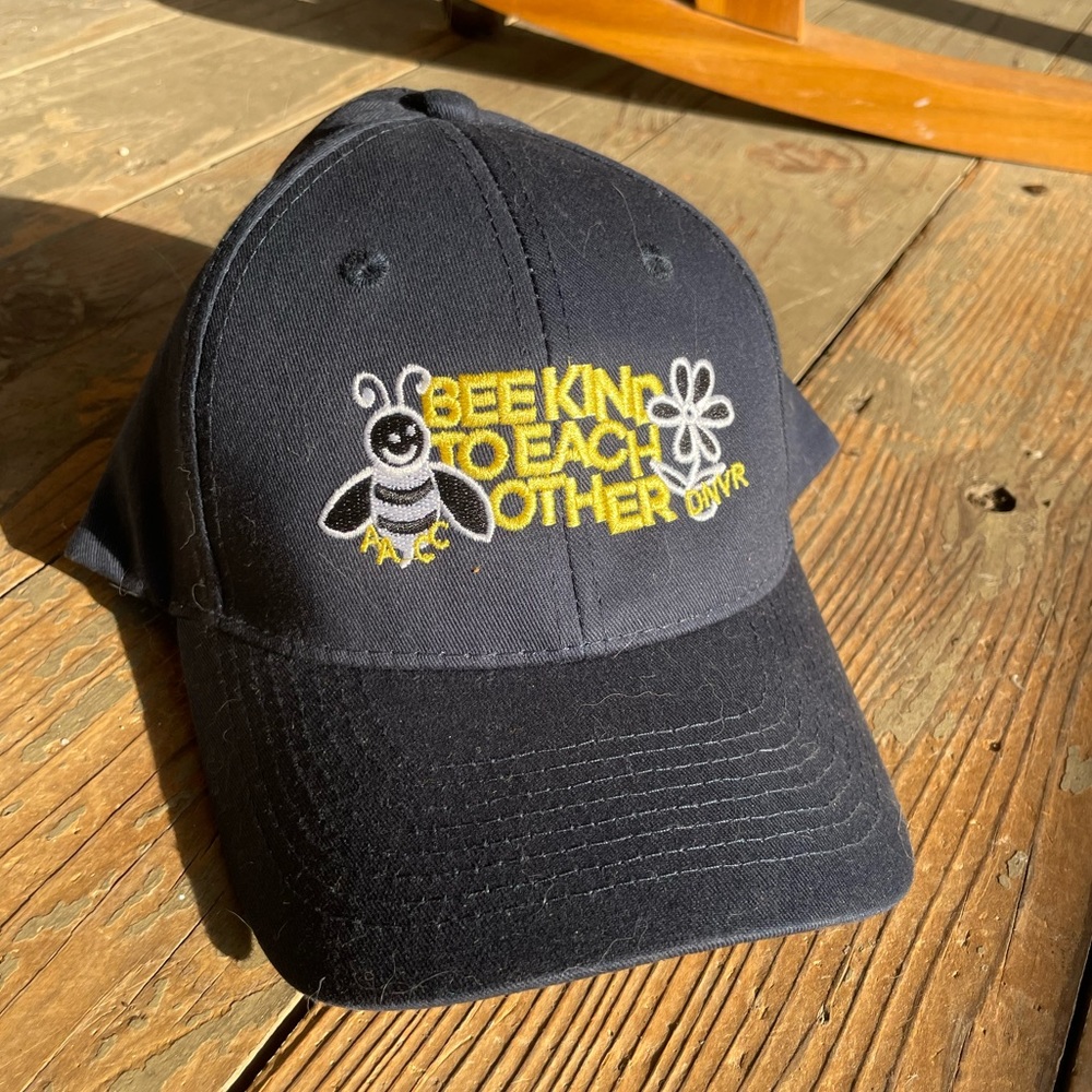 Custom embroidered bee hat (: